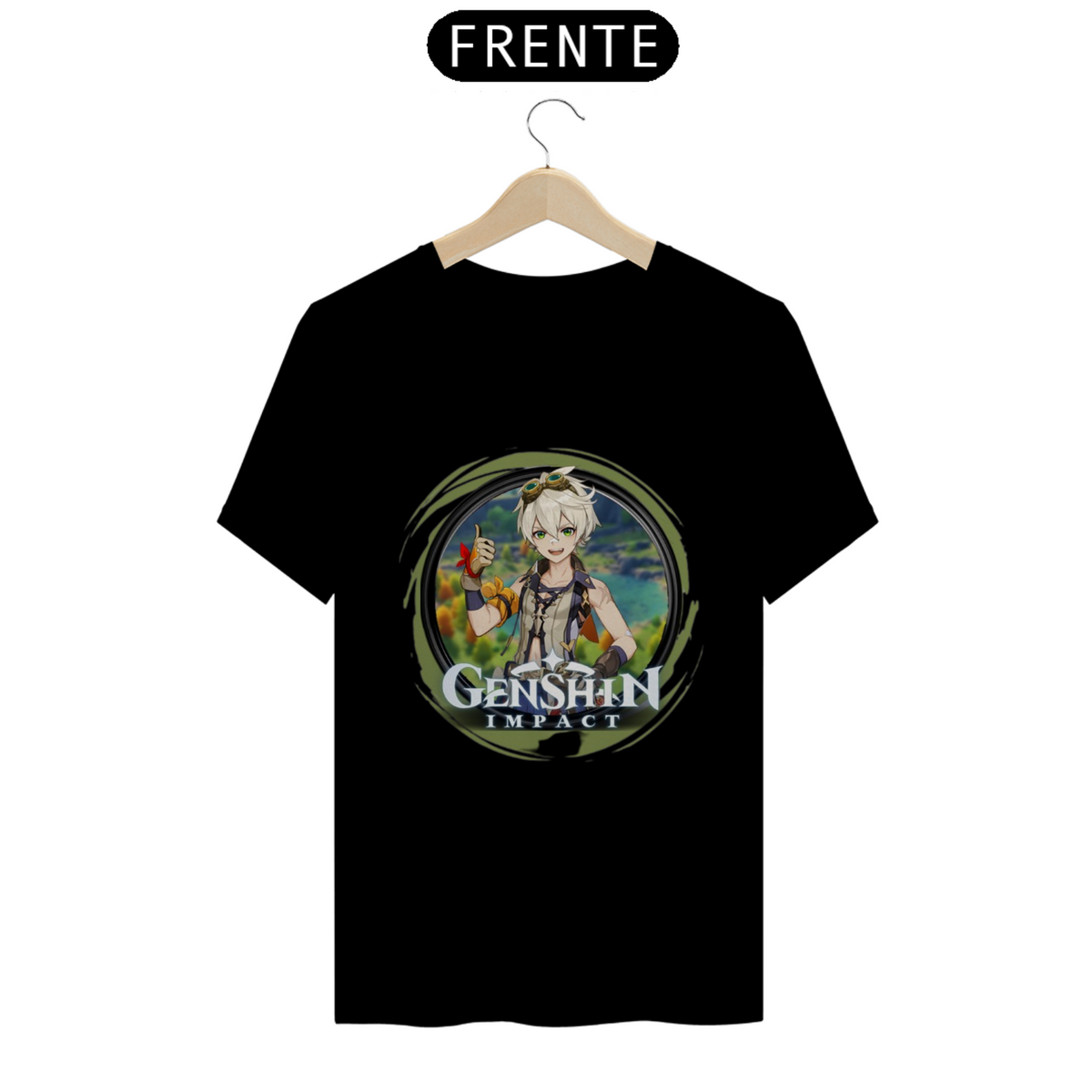 Nome do produto: Camiseta T-Shirt Classic Unissex / Genshin Impact Bennett