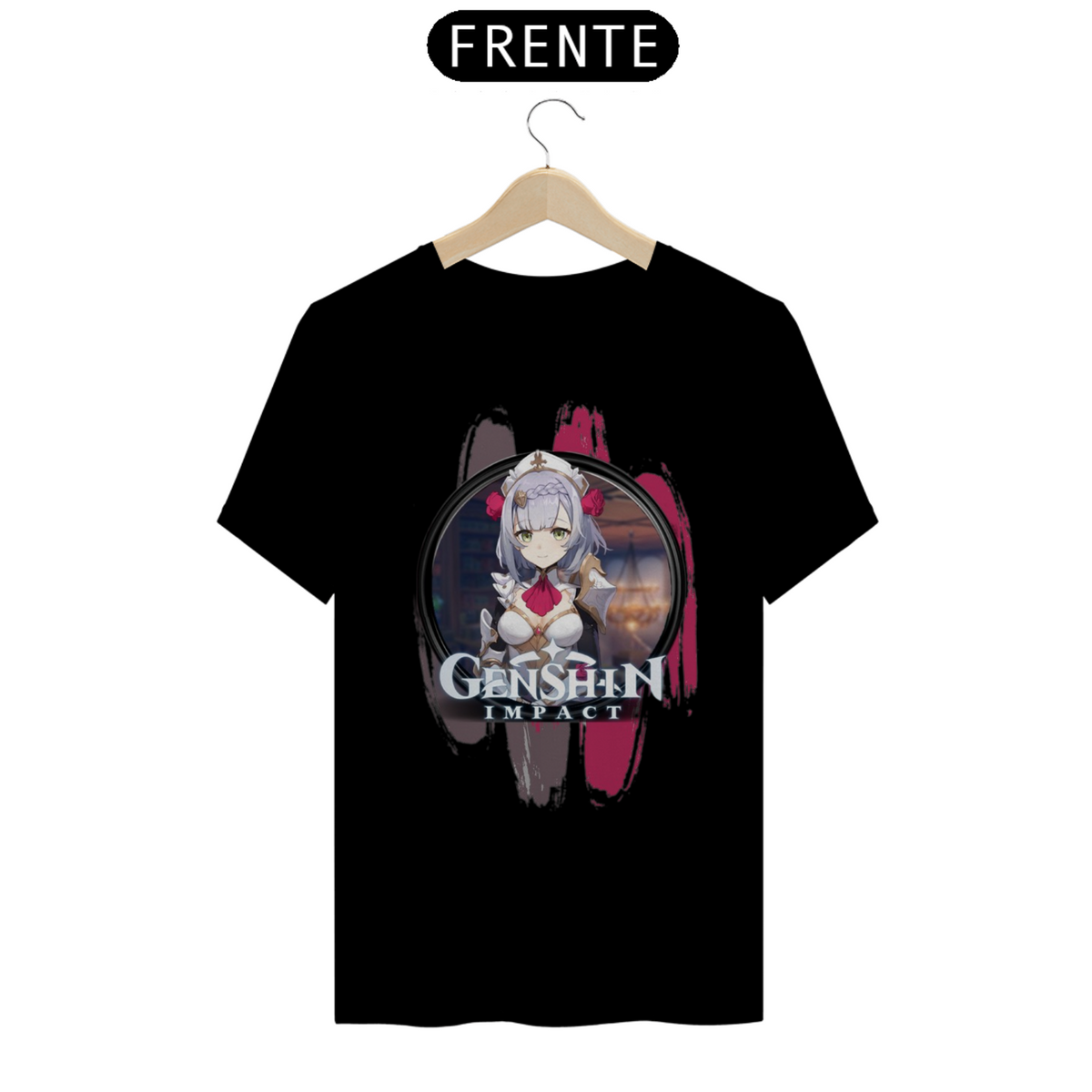 Nome do produto: Camiseta T-Shirt Classic Unissex / Genshin Impact Noelle