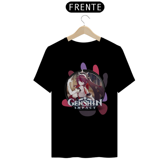 Camiseta T-Shirt Classic Unissex / Genshin Impact Rosaria