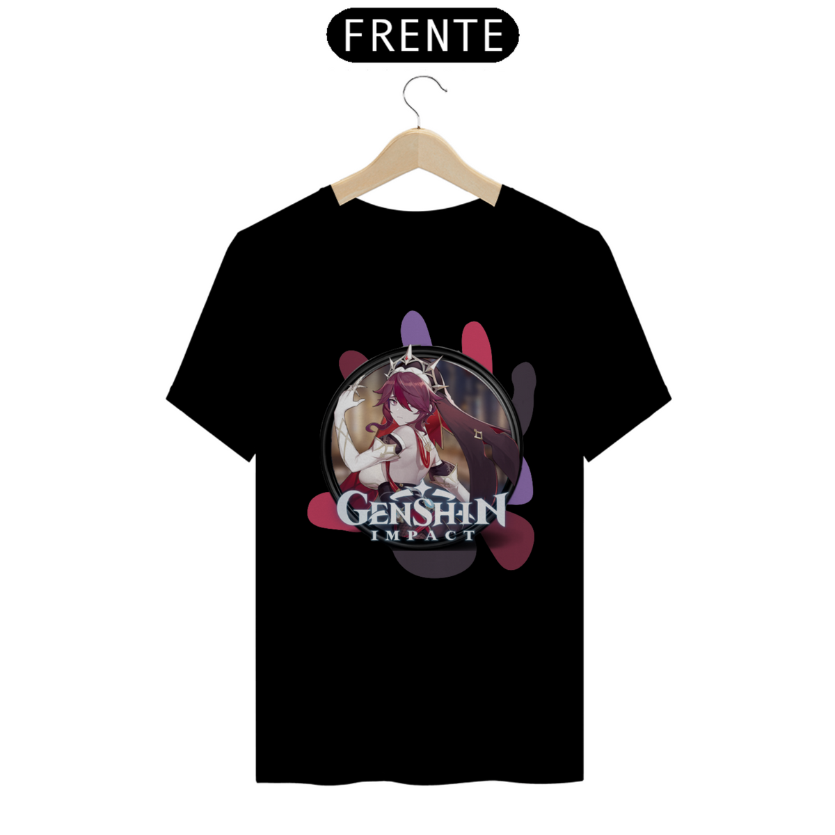 Nome do produto: Camiseta T-Shirt Classic Unissex / Genshin Impact Rosaria