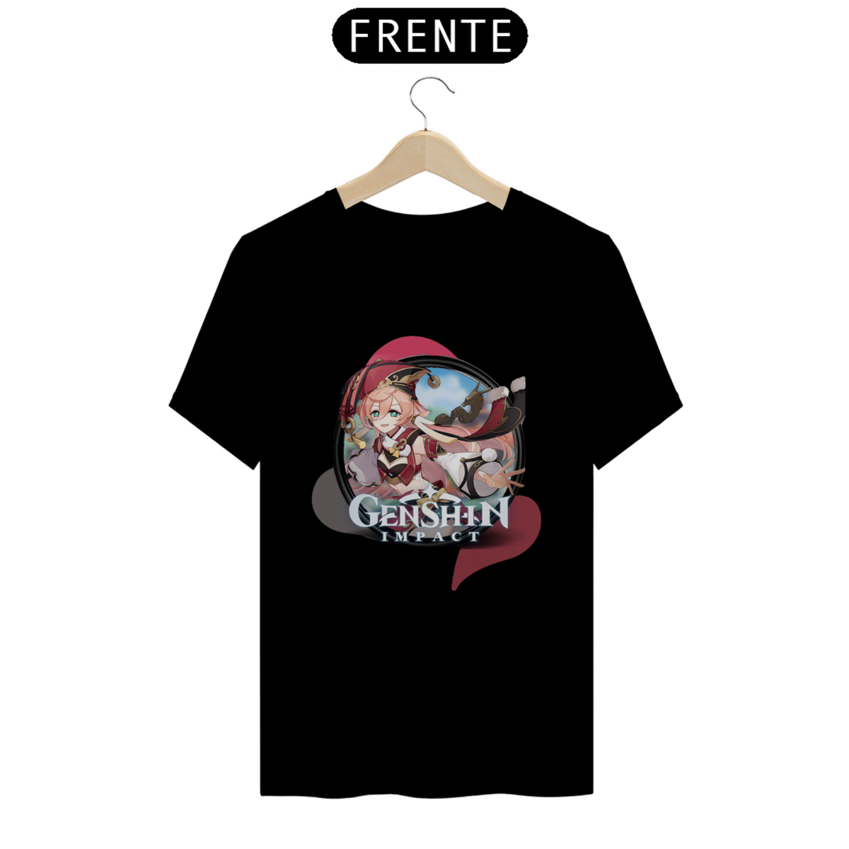 Nome do produto: Camiseta T-Shirt Classic Unissex / Genshin Impact Yanfei