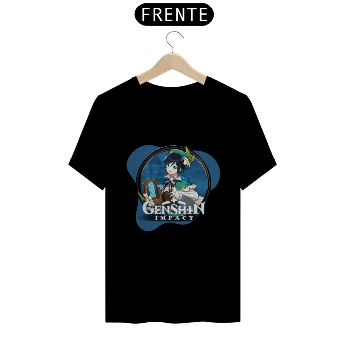 Nome do produto: Camiseta T-Shirt Classic Unissex / Genshin Impact Venti