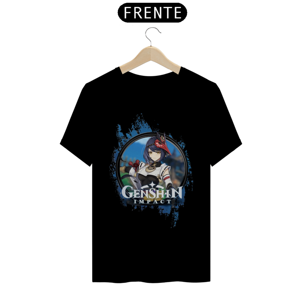 Nome do produto: Camiseta T-Shirt Classic Unissex / Genshin Impact Kujou Sara