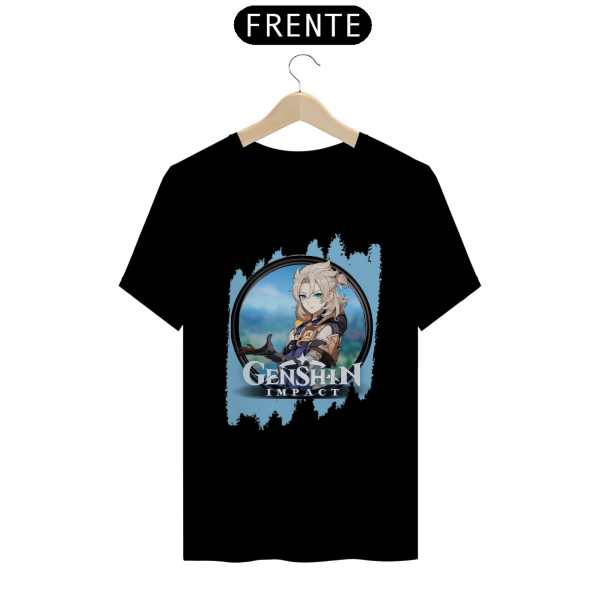 Nome do produto: Camiseta T-Shirt Classic Unissex / Genshin Impact Albedo