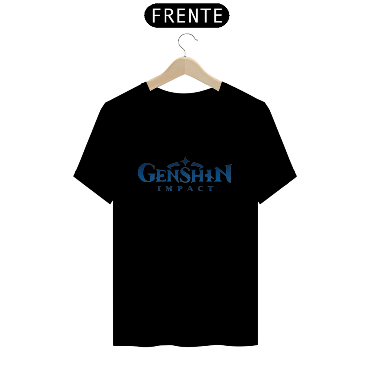 Nome do produto: Camiseta T-Shirt Classic Unissex / Genshin Impact Logo