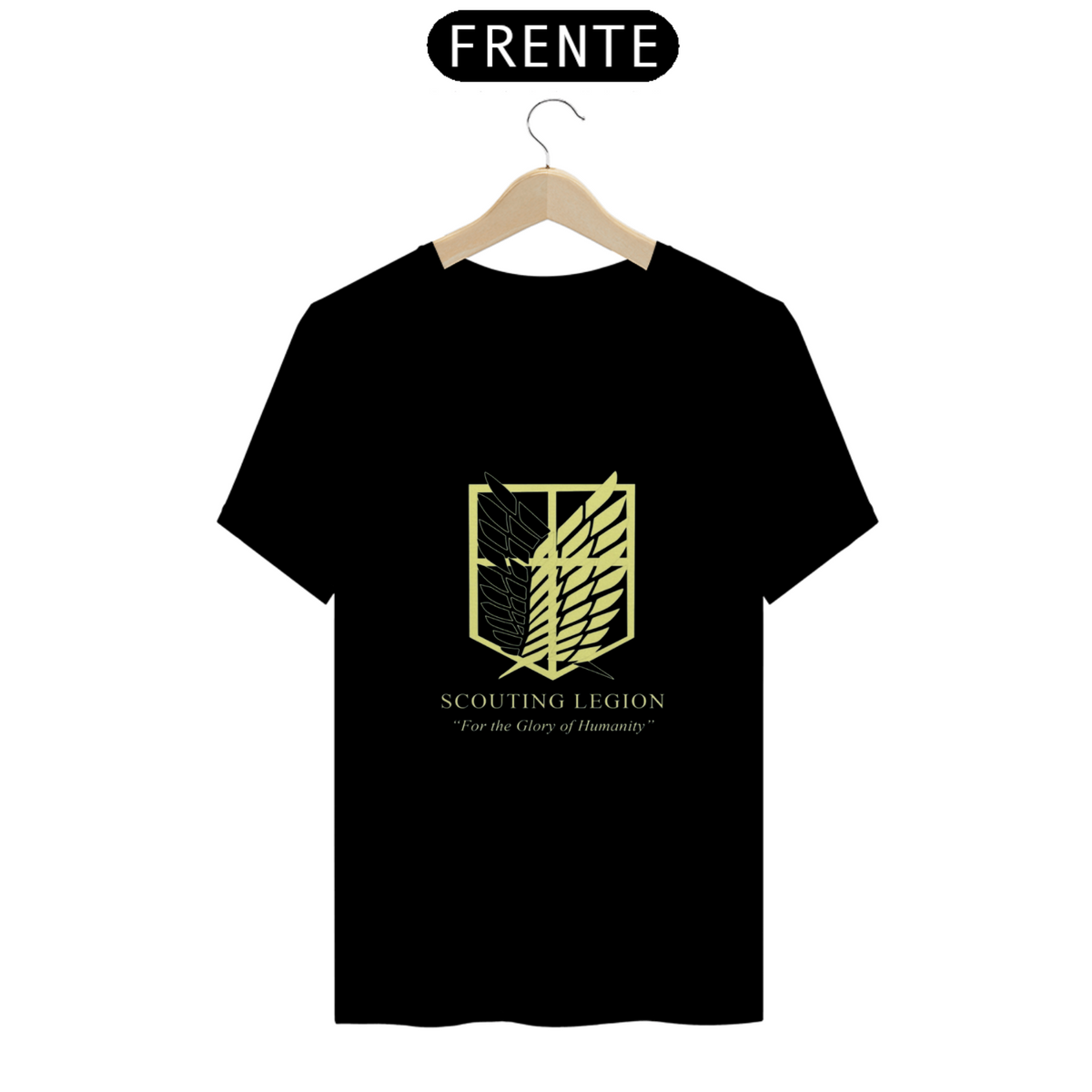 Nome do produto: Camiseta T-Shirt Classic Unissex / Attack On Titan Scouting Legion