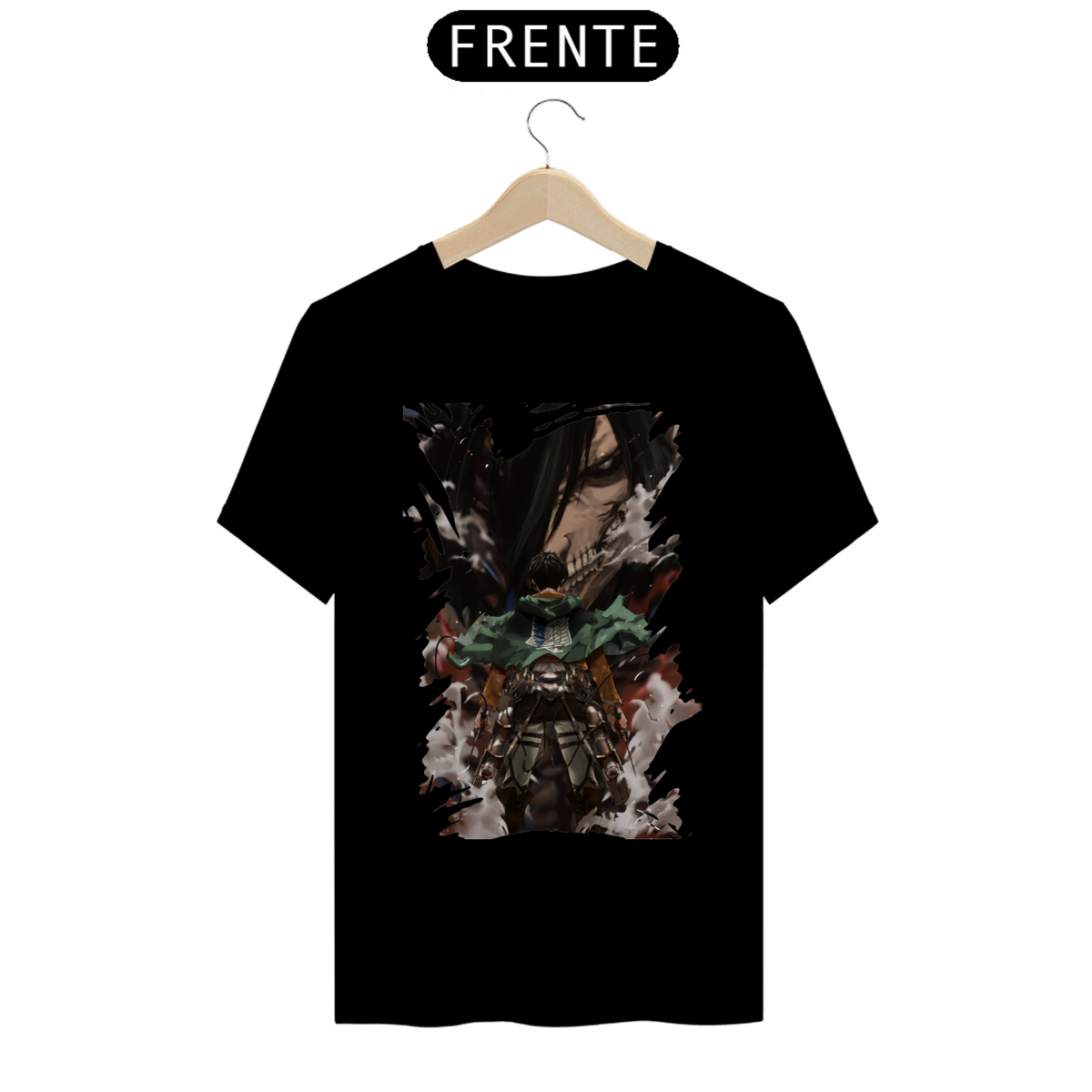 Nome do produto: Camiseta T-Shirt Classic Unissex / Attack On Titan
