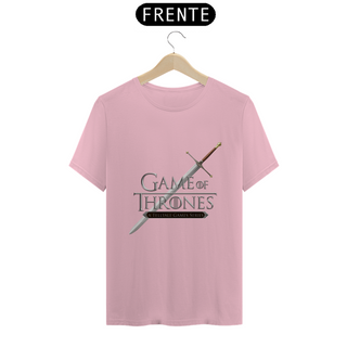 Nome do produtoCamiseta T-Shirt Classic Unissex / Game Of Thrones Logo E A Espada