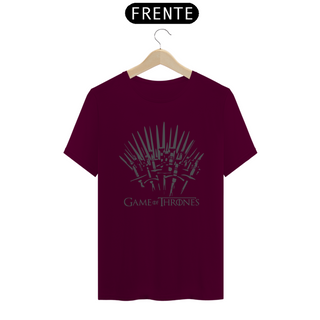 Nome do produtoCamiseta T-Shirt Classic Unissex / Game Of Thrones O Trono