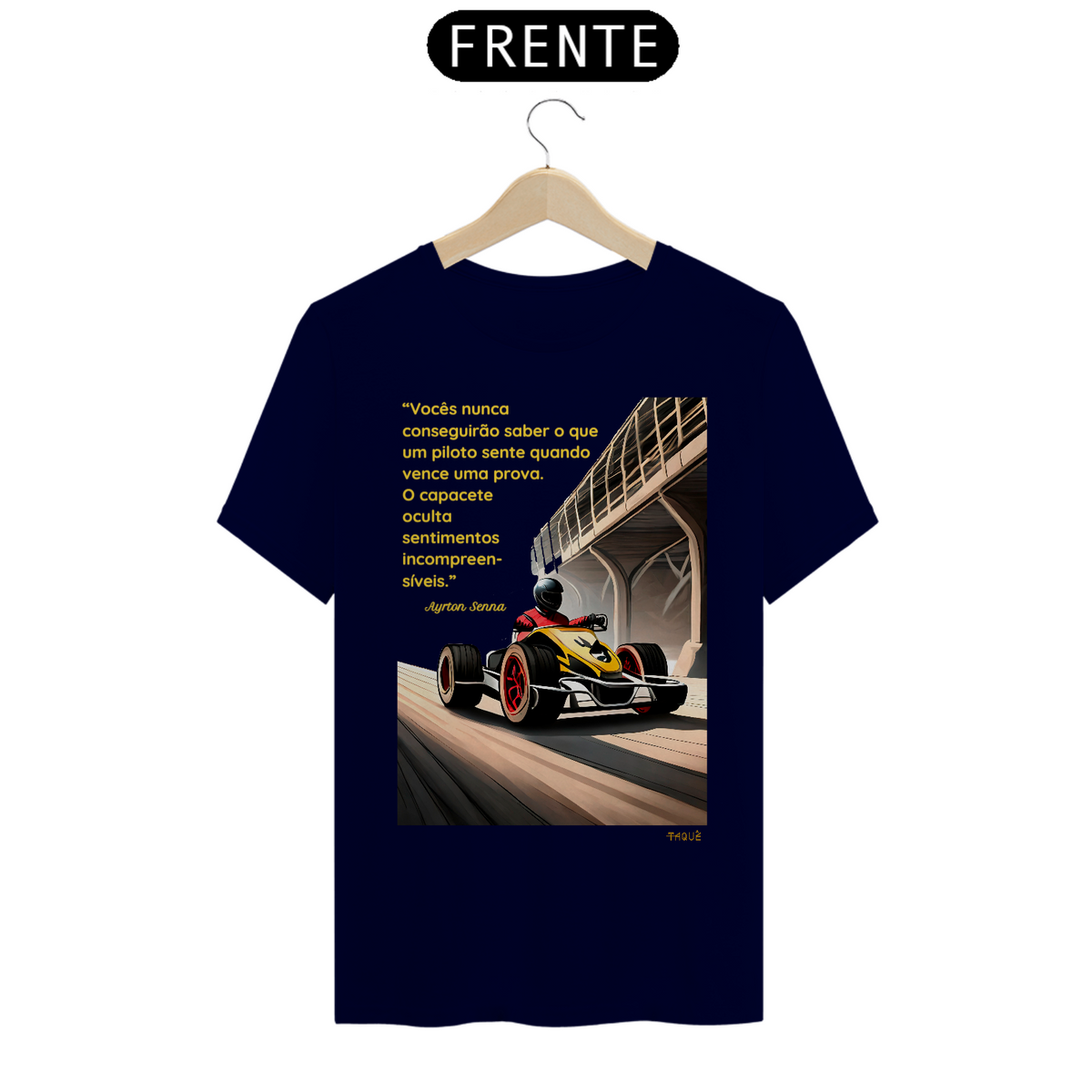 Nome do produto: Camiseta Quality Acelera Ayrton