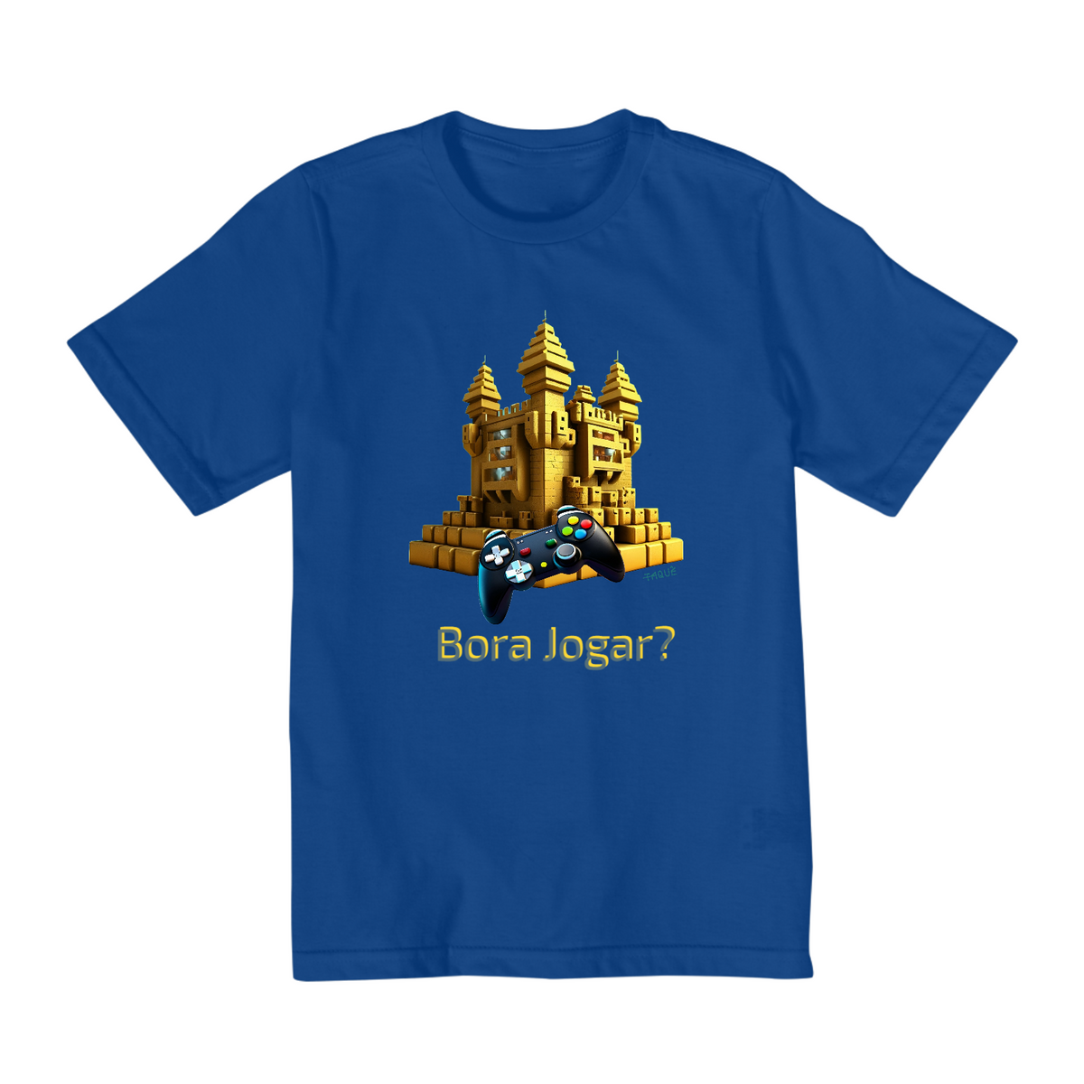 Nome do produto: Camiseta Infantil Quality Bora Jogar?