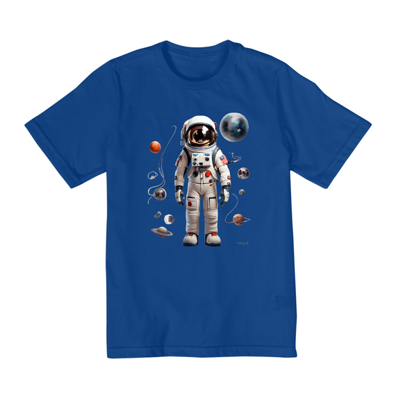 Camiseta Quality Infantil Astronauta