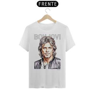 Nome do produtoCamiseta Taquê Lendas - Bon Jovi