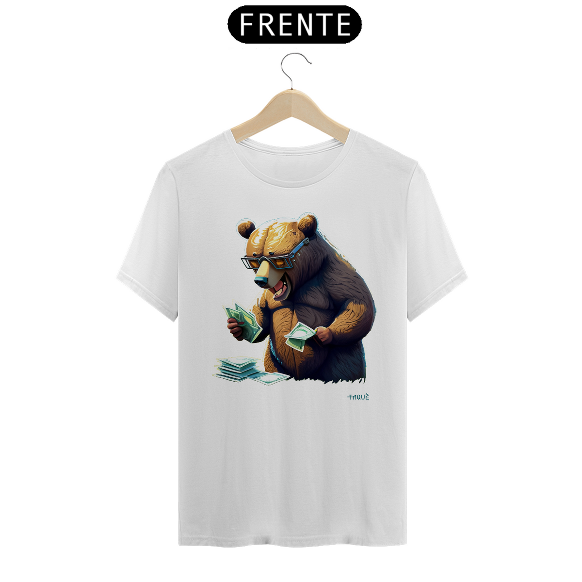 Nome do produto: Camiseta Quality Urso Ganancioso