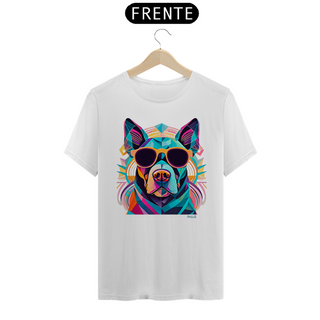 Nome do produtoCamiseta Quality  Polígonos - Cachorro