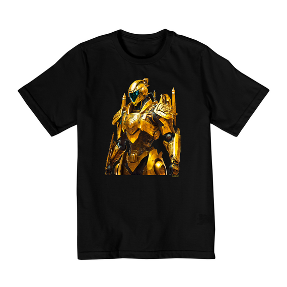 Camiseta Infantil (10 a 14) Mech Warrior