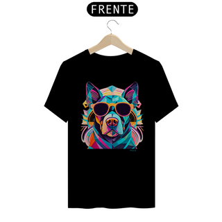 Nome do produtoCamiseta Quality  Polígonos - Cachorro