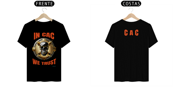 Camiseta Quality Frente e Verso CAC