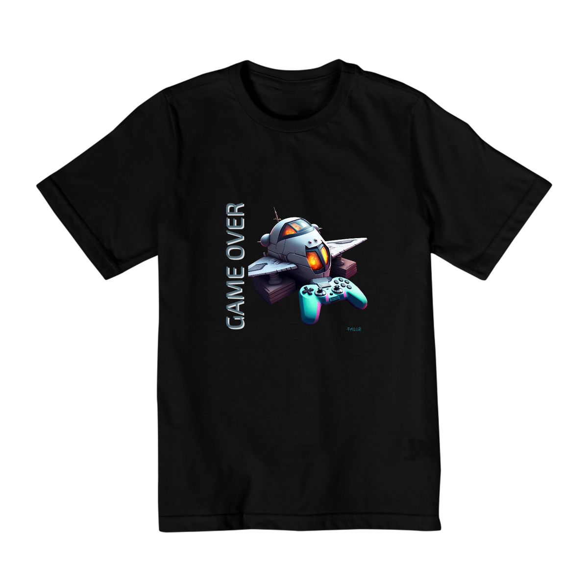 Nome do produto: Camiseta Infantil Quality Game Over