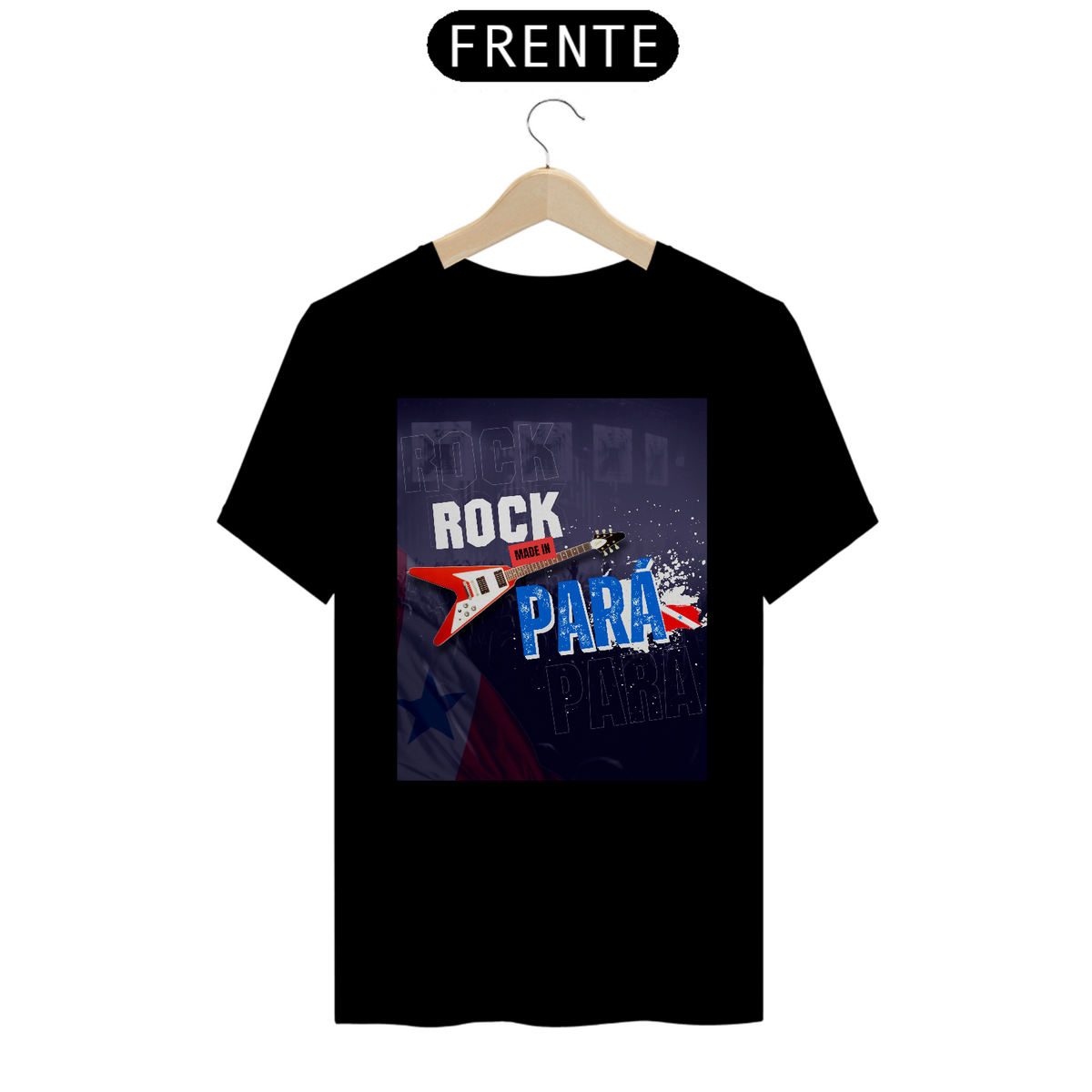 Nome do produto: Camiseta Claudio Wallace - Rock Made in Pará