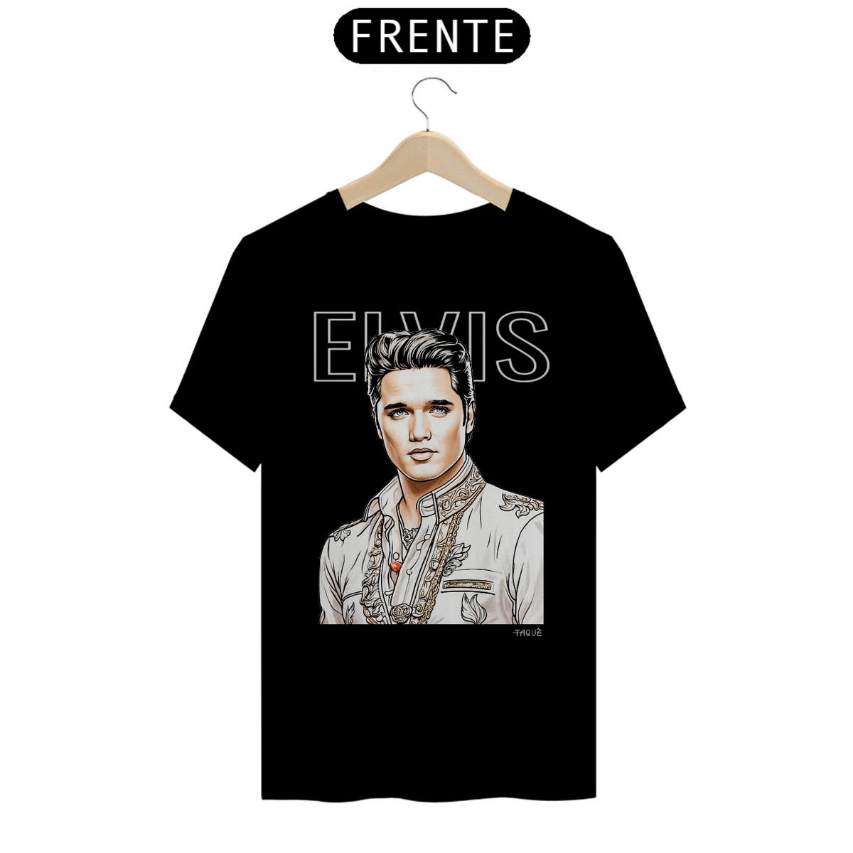 Nome do produto: Camiseta Taquê Lendas - Elvis