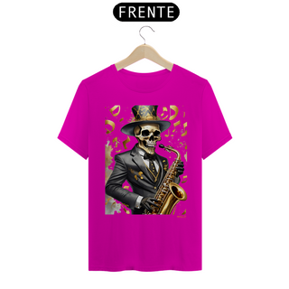 Nome do produtoCamiseta Taquê Caveira Saxofonista