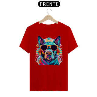 Nome do produtoCamiseta Quality  Polígonos - Cachorro