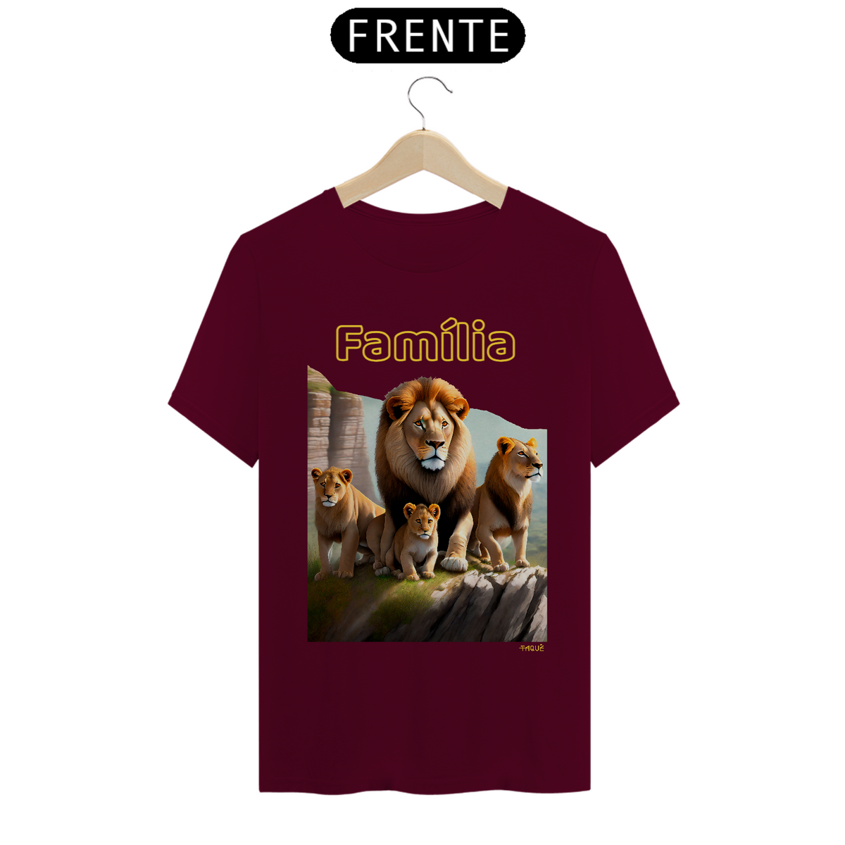 Nome do produto: Camiseta Quality Família Leonina