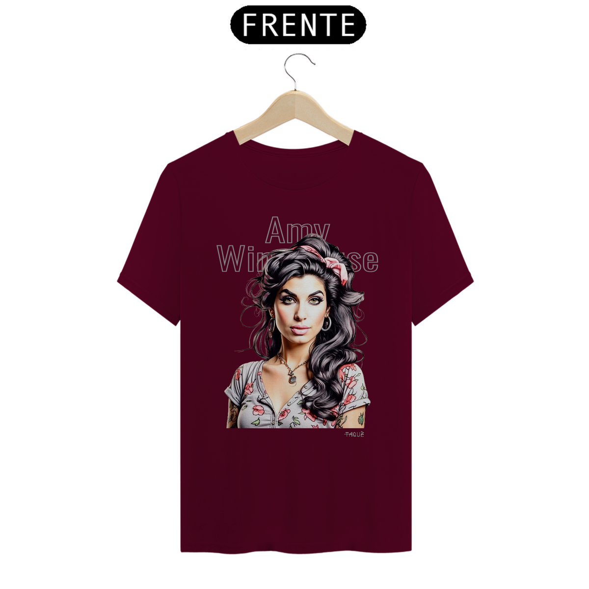 Nome do produto: Camiseta Taquê Lendas - Amy Winehouse