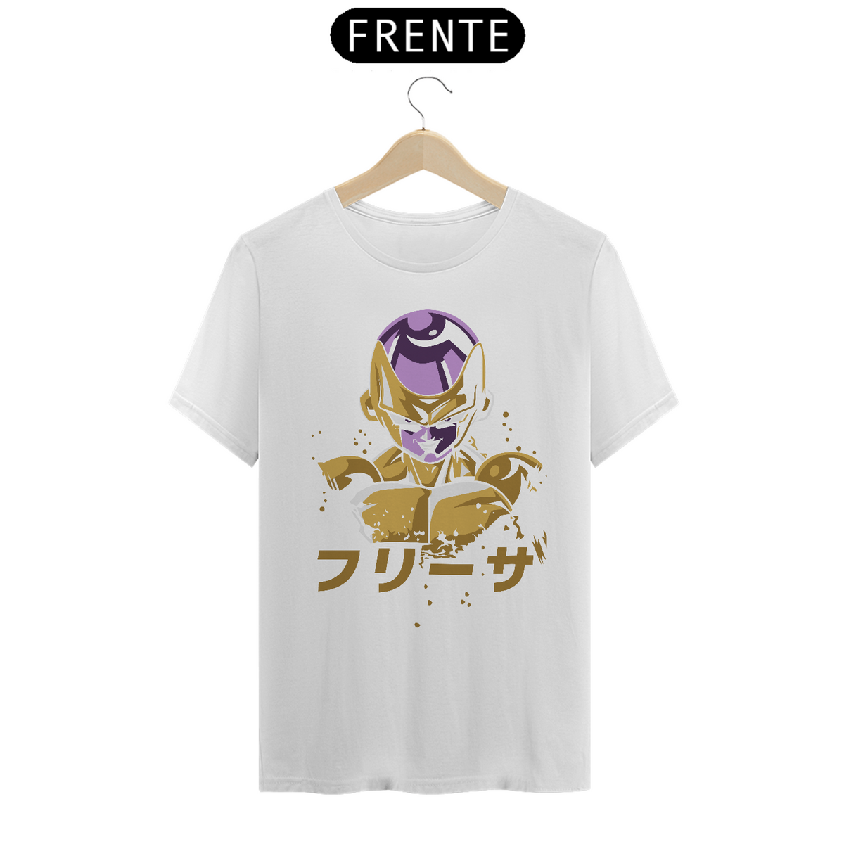 Nome do produto: Tshirt classic  Freeza Dourado