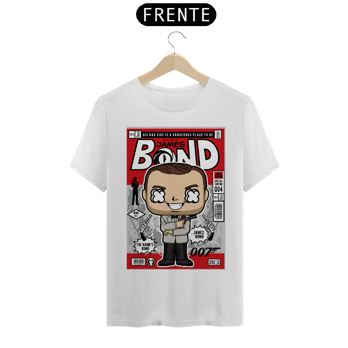 Nome do produto: Tshirt Classic James Bond