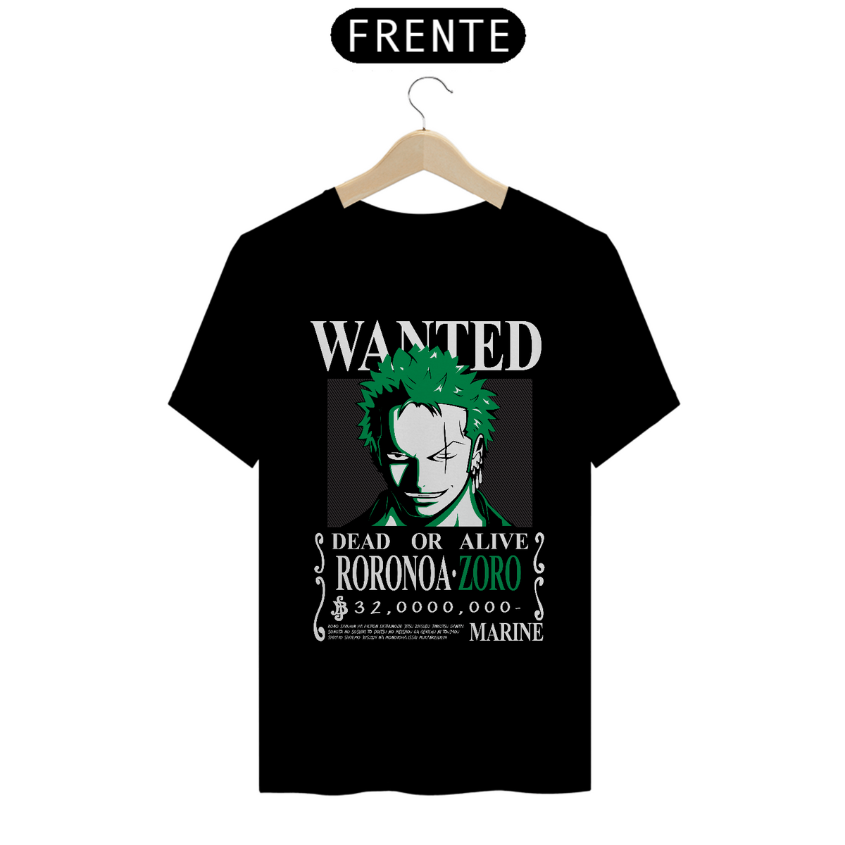 Nome do produto: tshirt classica zoro 2