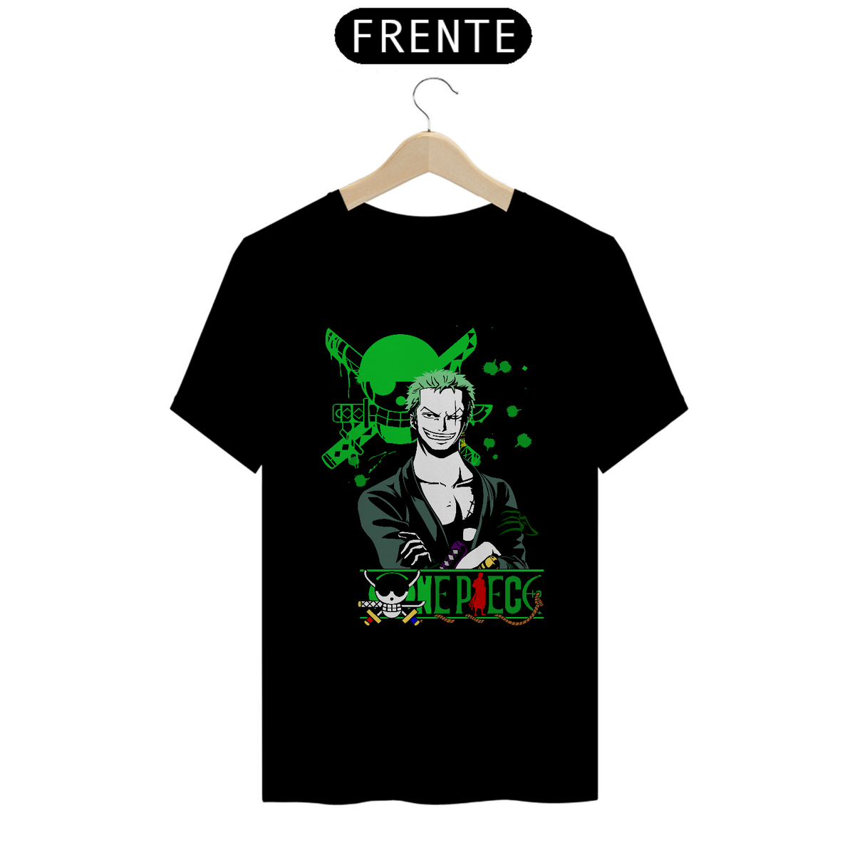 Nome do produto: tshirt classica zoro