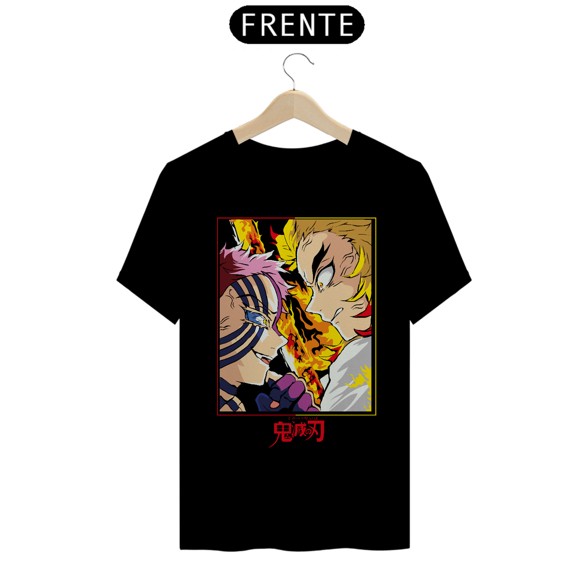 Nome do produto: Tshirt classica rengoku vs akaza