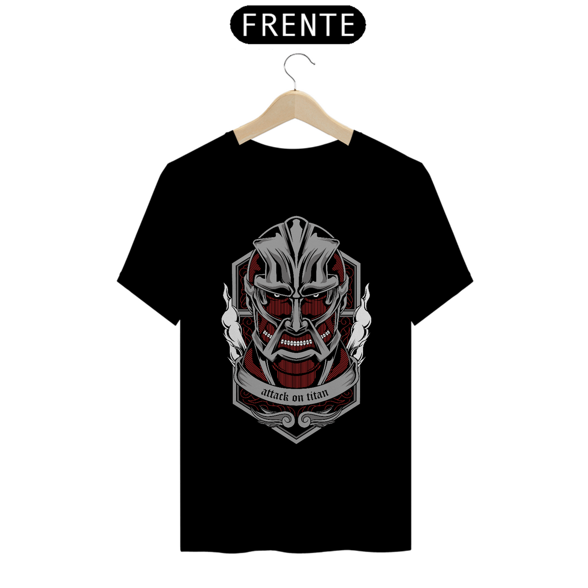 Nome do produto: Tshirt classica attack on titan