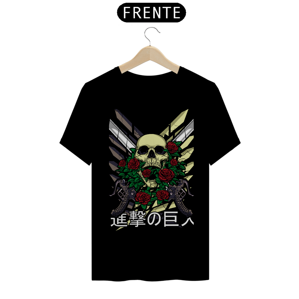 Nome do produto: Tshirt classic attack on titan