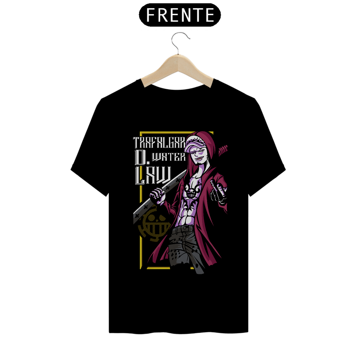 Nome do produto: Tshirt Classica  Trafalgar D. Law