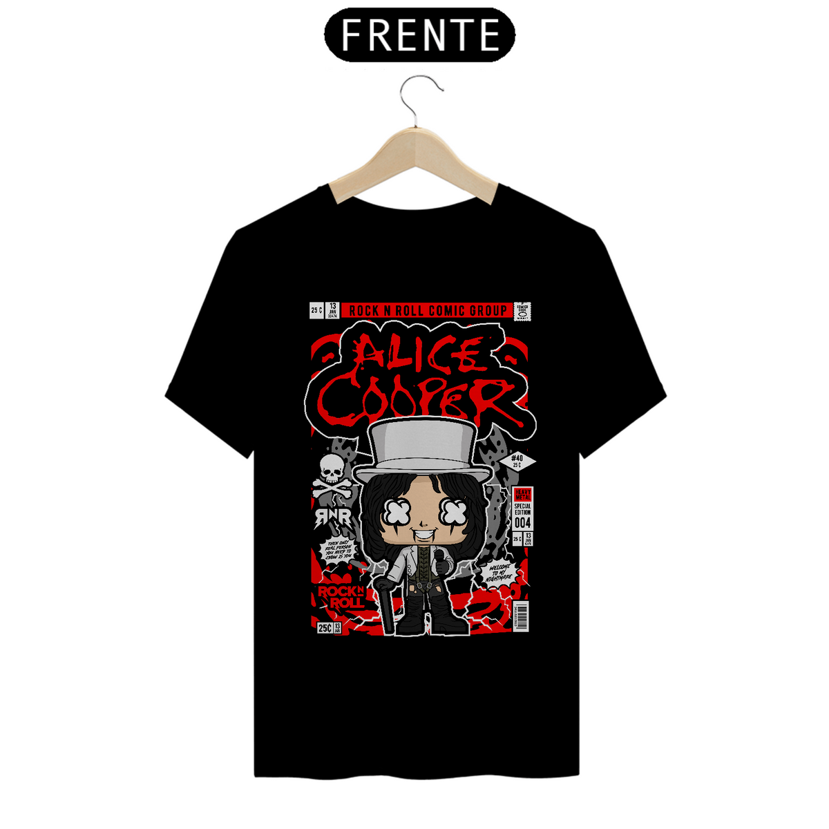 Nome do produto: Tshirt Classic Alice Cooper