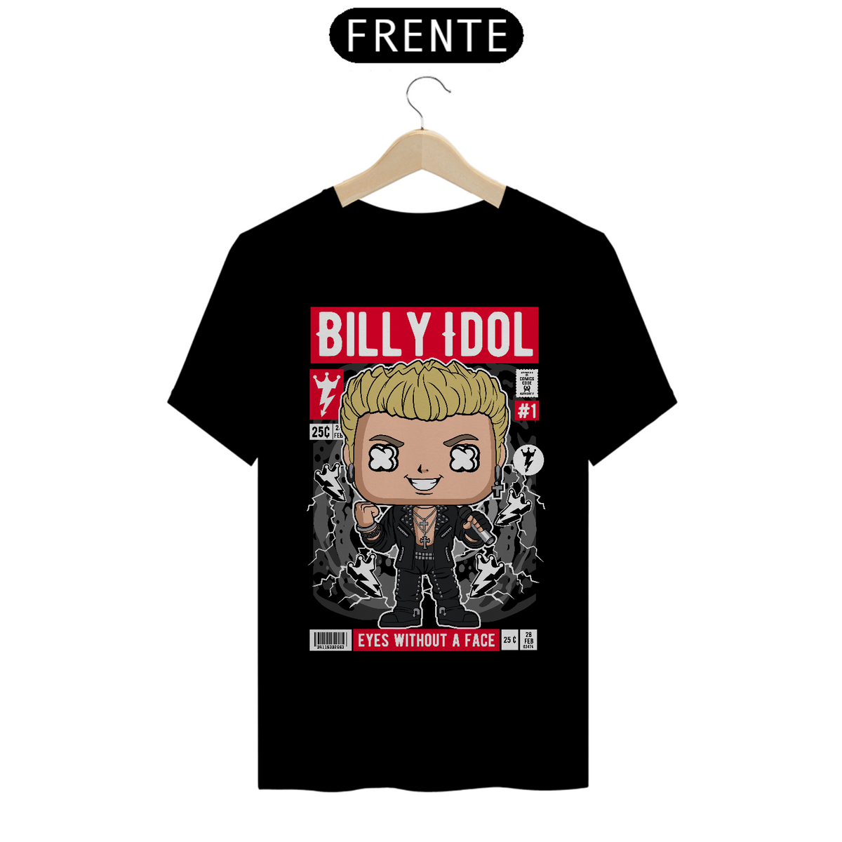 Nome do produto: Tshirt Classic Billy Idol