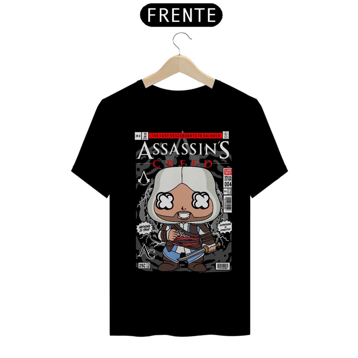 Nome do produto: Tshirt Classic Assasins Creed