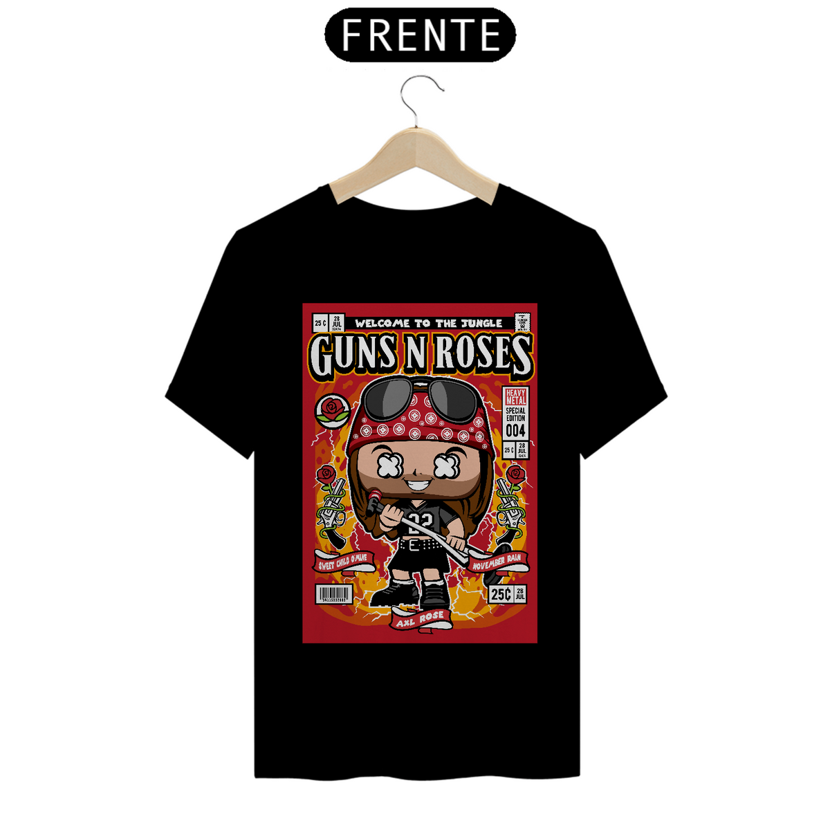 Nome do produto: Tshirt Classic Axl Rose