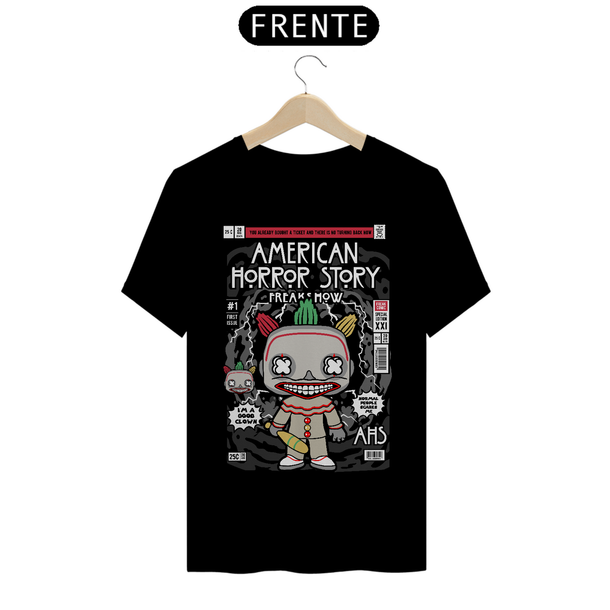 Nome do produto: Tshirt Classic  Freak Show American Horror Story