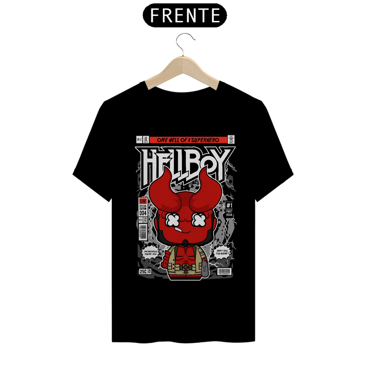 Nome do produto: Tshirt Classic Hellboy