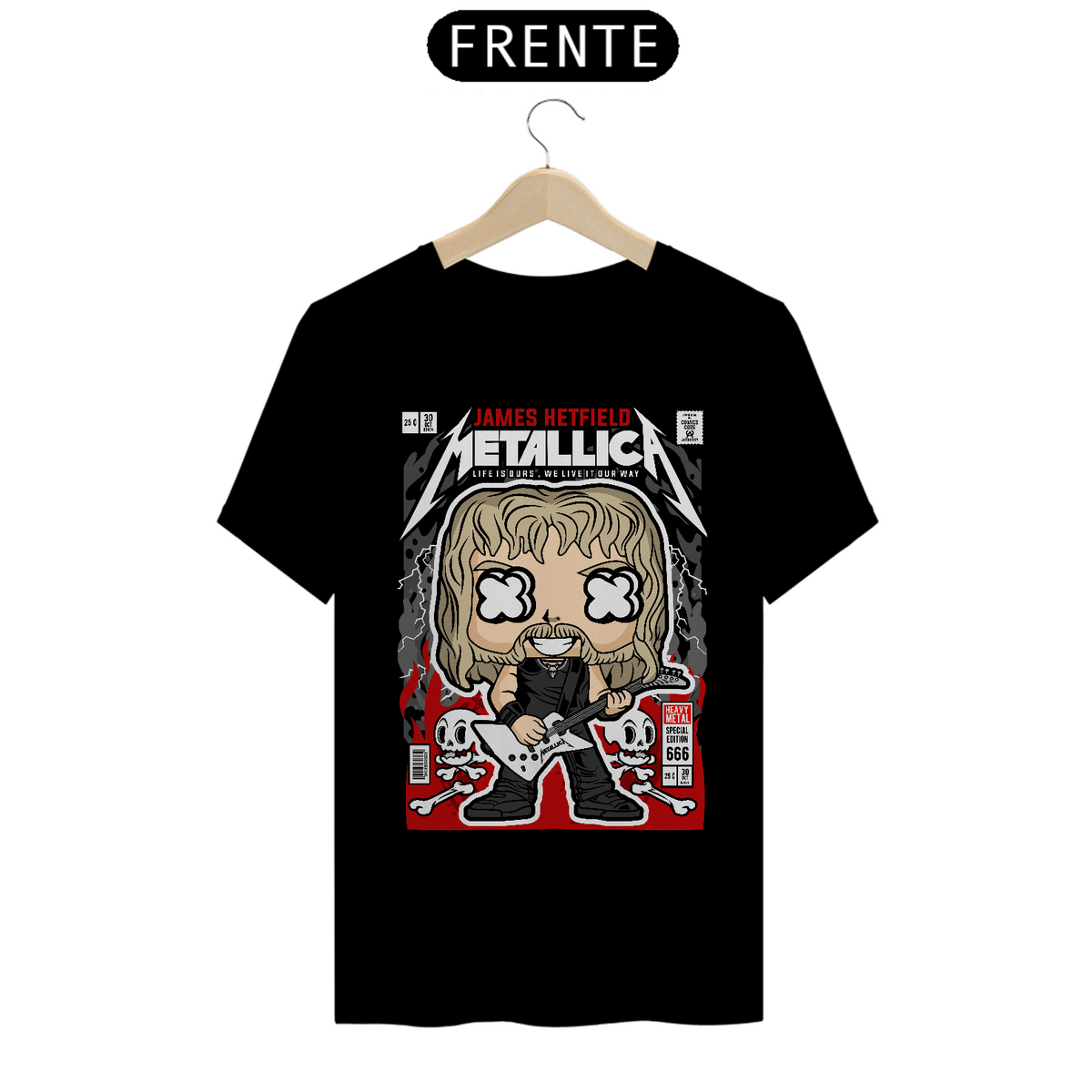 Nome do produto: Tshirt Classic James Hetfild