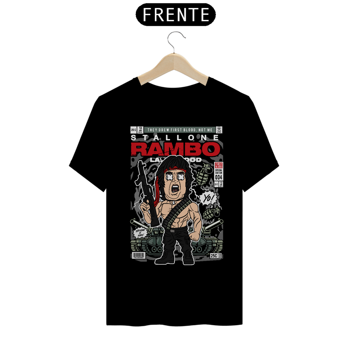 Nome do produto: Tshirt Classic Rambo