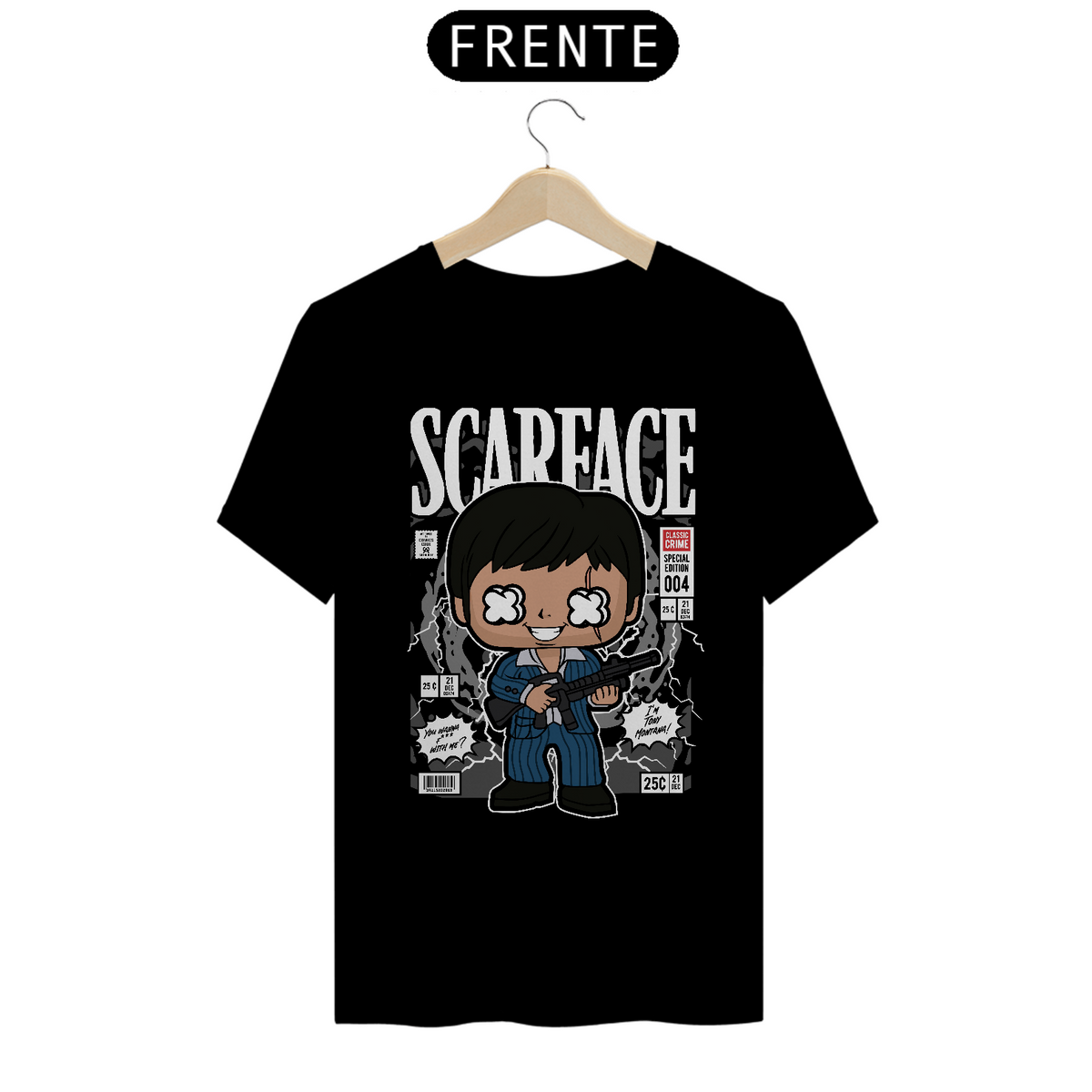 Nome do produto: Tshirt Classic Tony Montana 