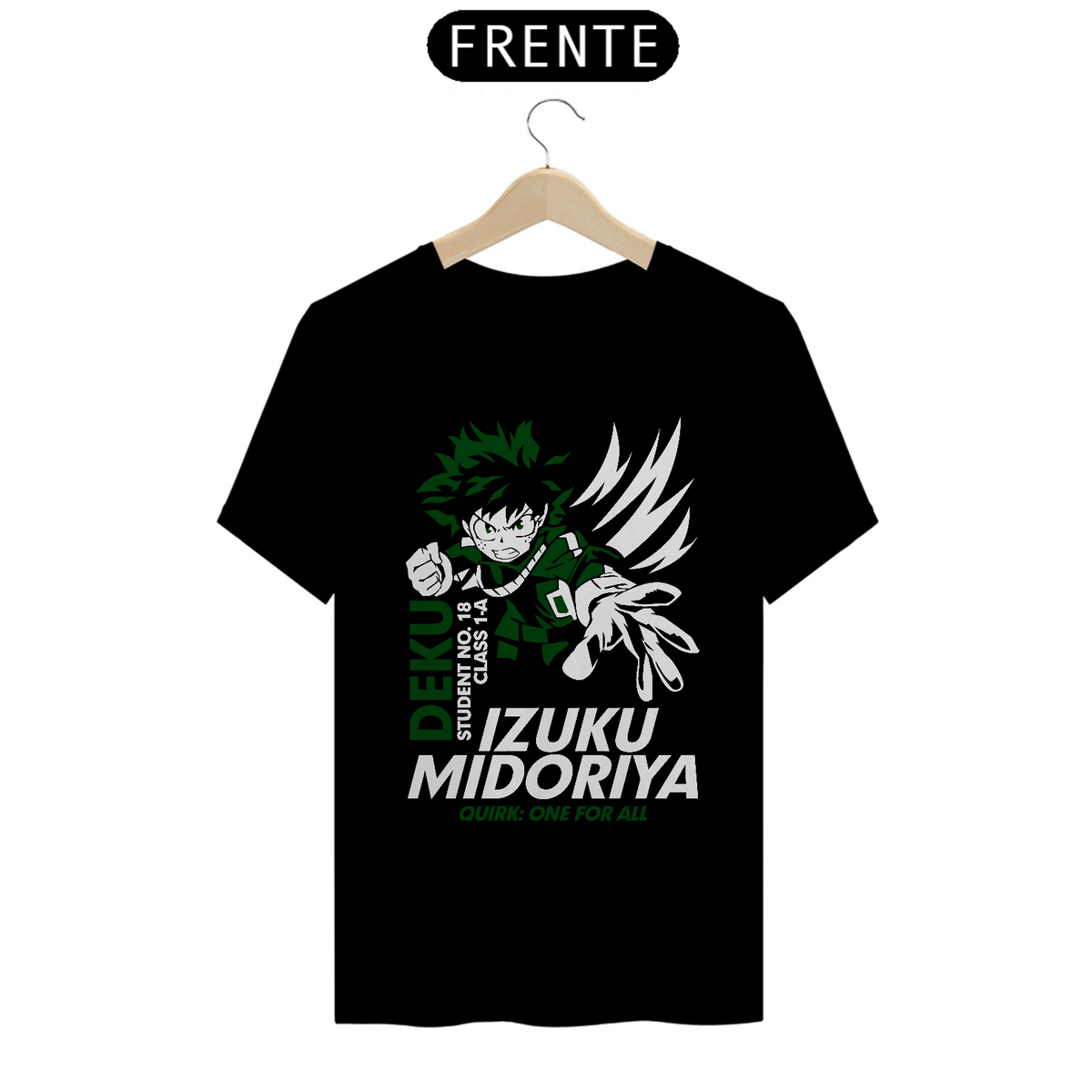 Nome do produto: Tshirt Classic Midoriya