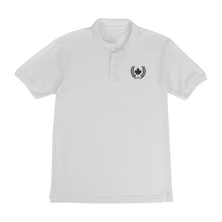 camiseta polo com design minimalista 