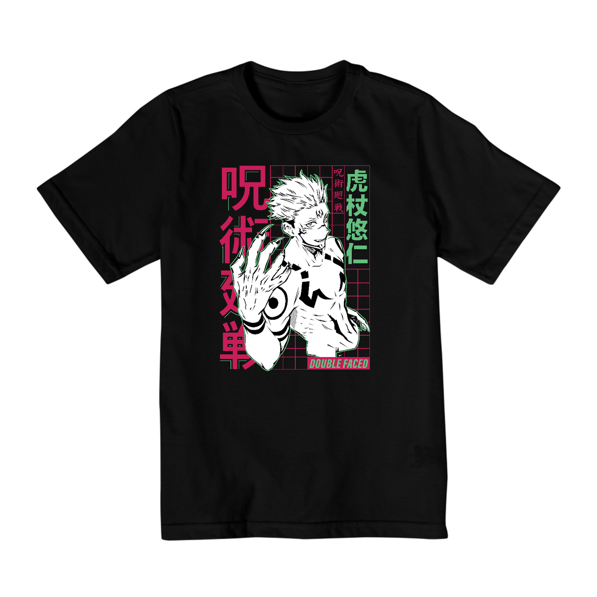 Nome do produto: Camiseta Infantil (10 a 14 anos) - Jujutsu Kaisen