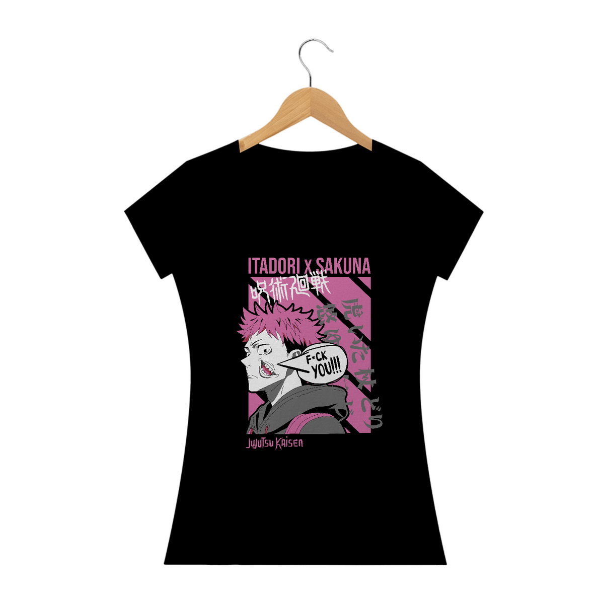 Nome do produto: Camiseta Feminina - Jujutsu Kaisen